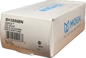 Moen BH3886BN Genta Brushed Nickel 9 Inch Hand Towel Bar Bath Hardware NIB